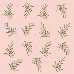 Powder Pink Leaves